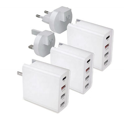 ป้องกันไฟเกิน USB Type C PD 48W US QC 3.0 Wall Adapter